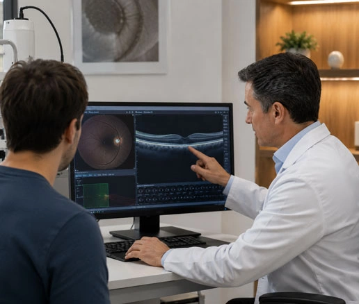 Equipo oftalmológico para diagnóstico y tratamiento de complicaciones visuales por diabetes