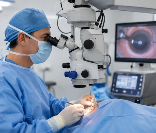 Estudio de campo visual campimetría para detección de glaucoma